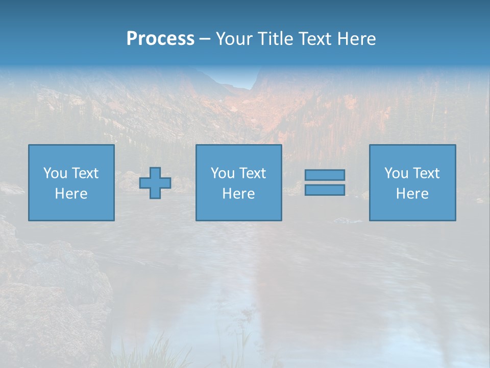 Blue Summer Calm PowerPoint Template