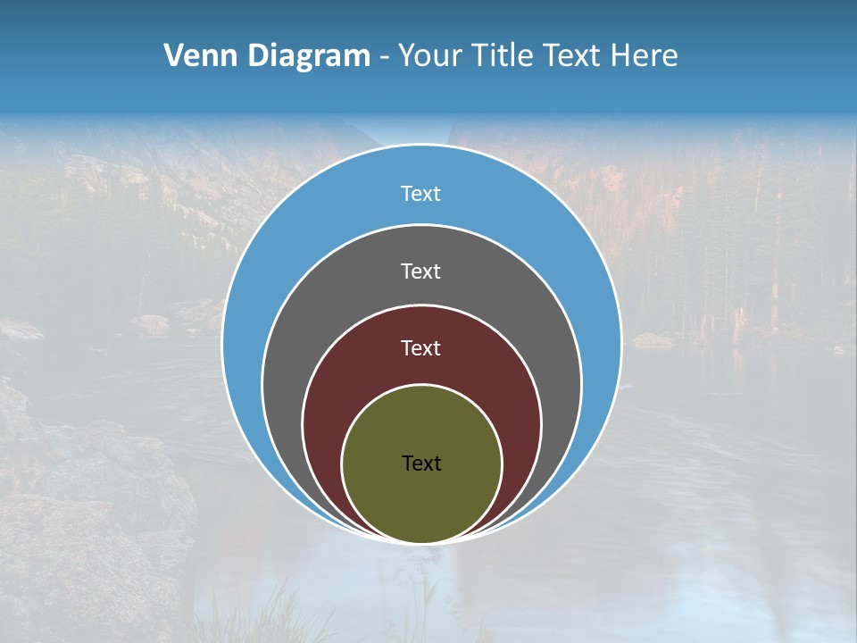 Blue Summer Calm PowerPoint Template