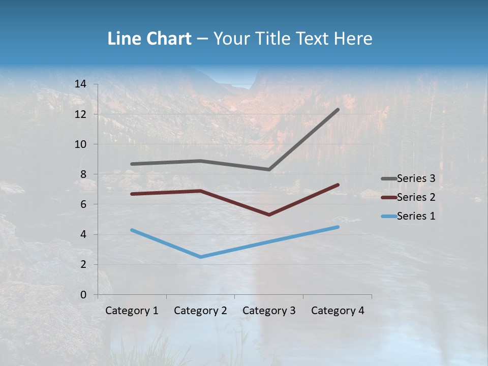 Blue Summer Calm PowerPoint Template