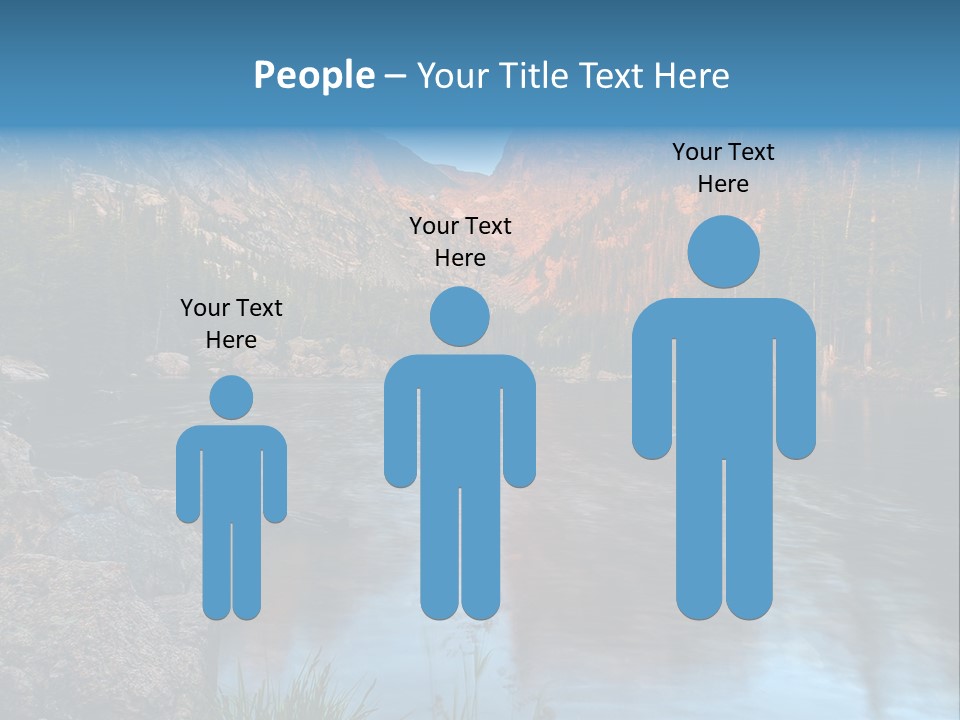 Blue Summer Calm PowerPoint Template