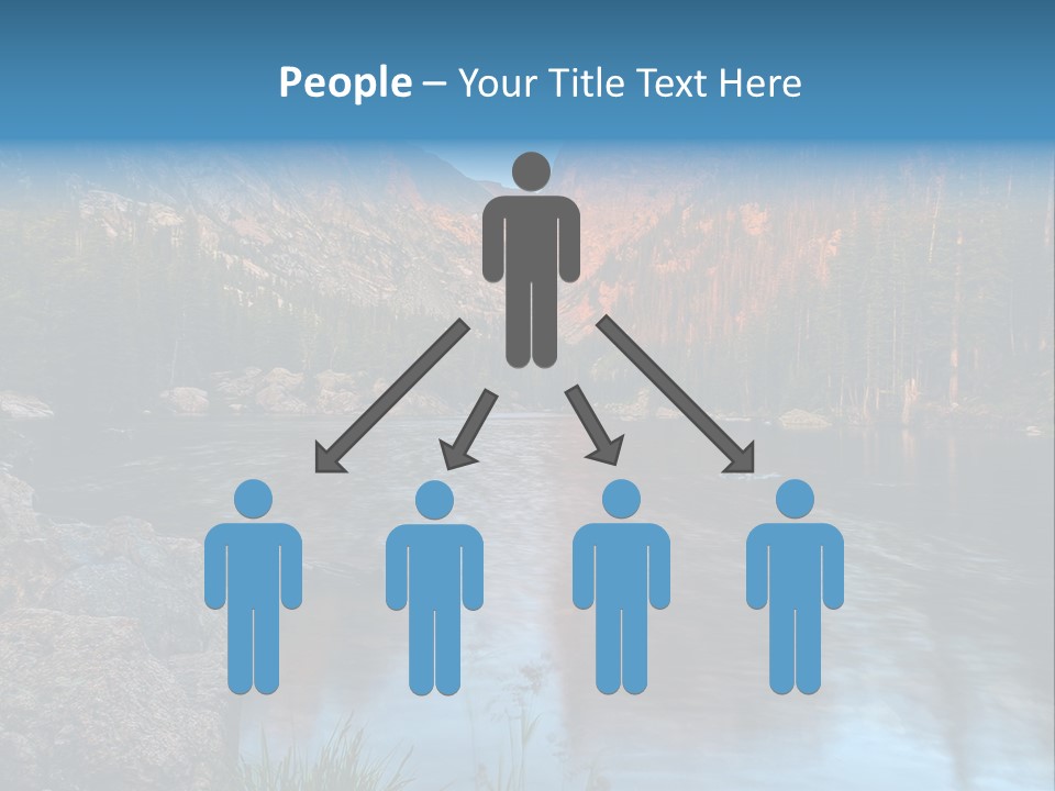 Blue Summer Calm PowerPoint Template