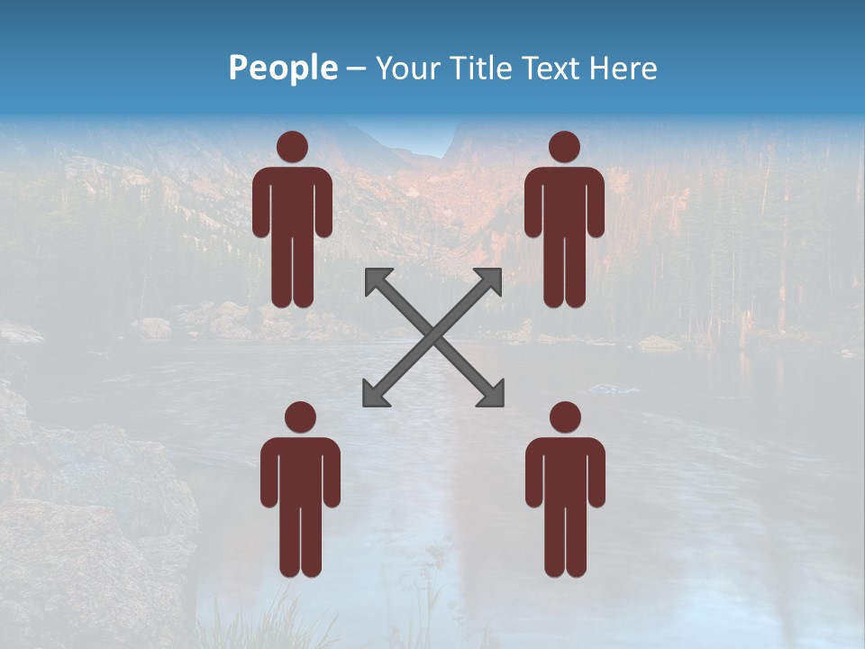 Blue Summer Calm PowerPoint Template