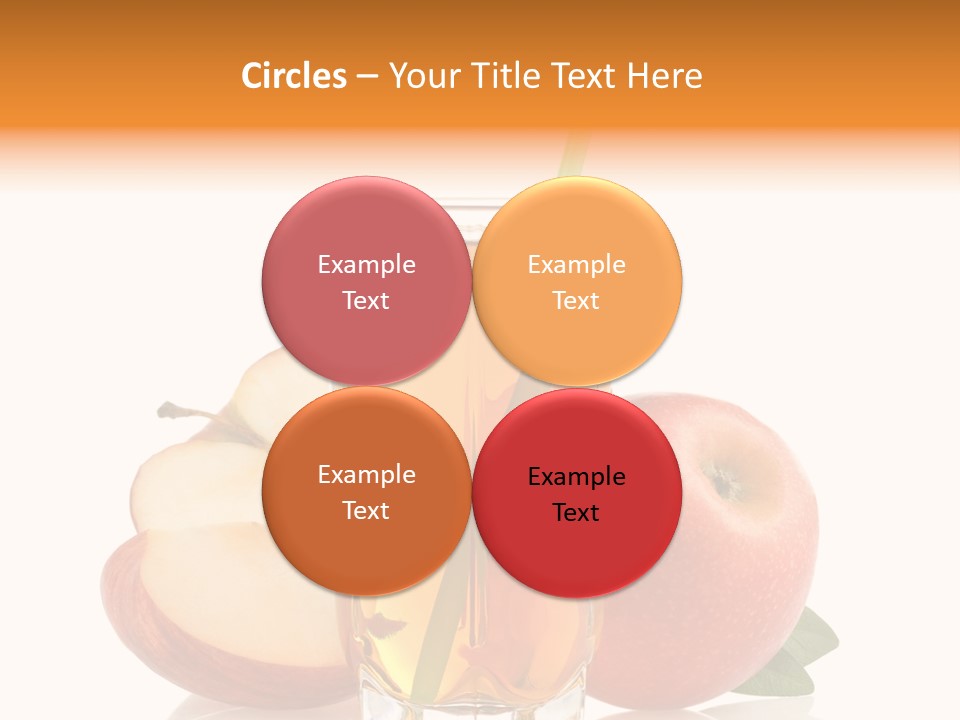 Gourmet Tropical Freshness PowerPoint Template