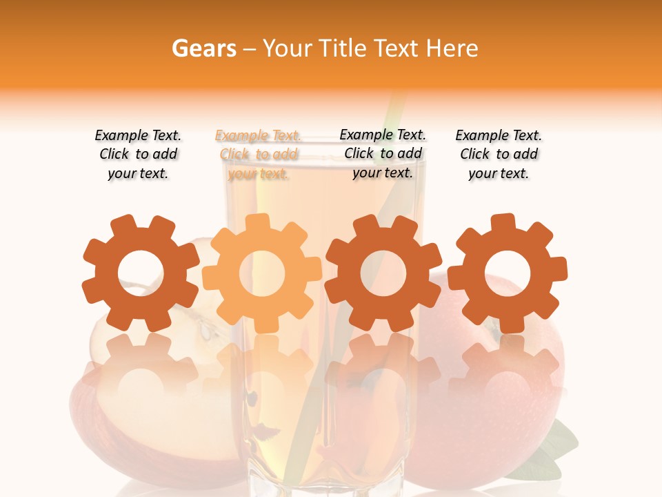 Gourmet Tropical Freshness PowerPoint Template