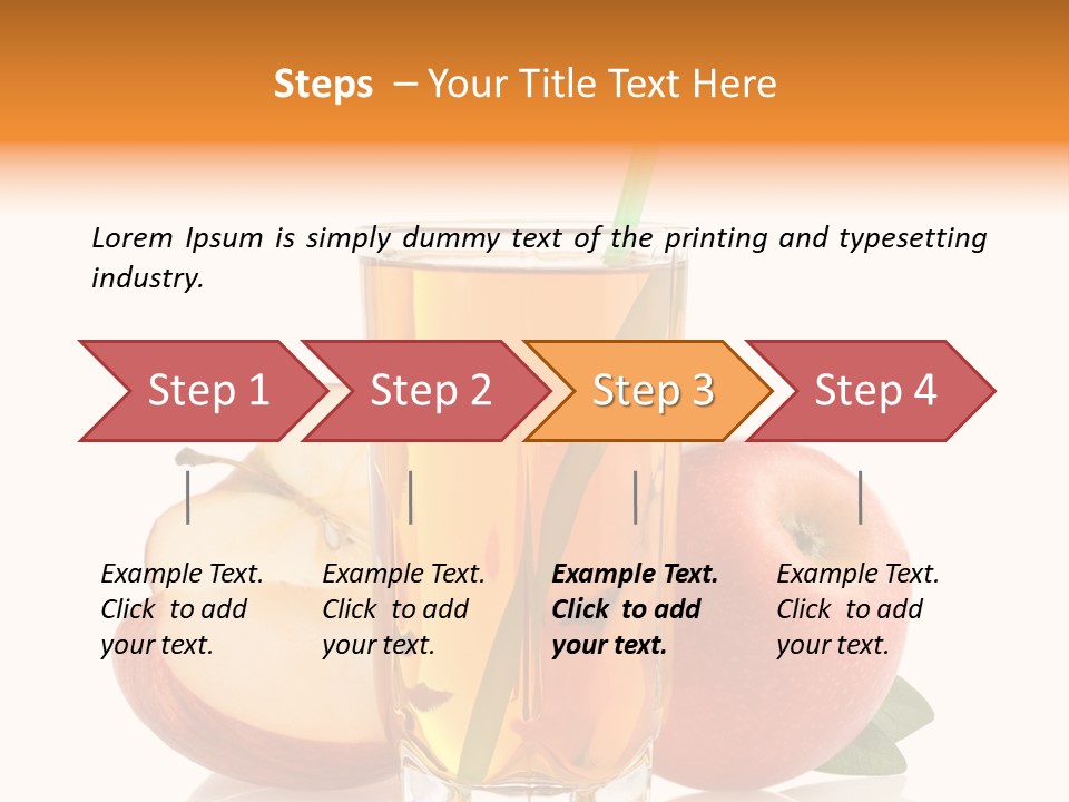 Gourmet Tropical Freshness PowerPoint Template