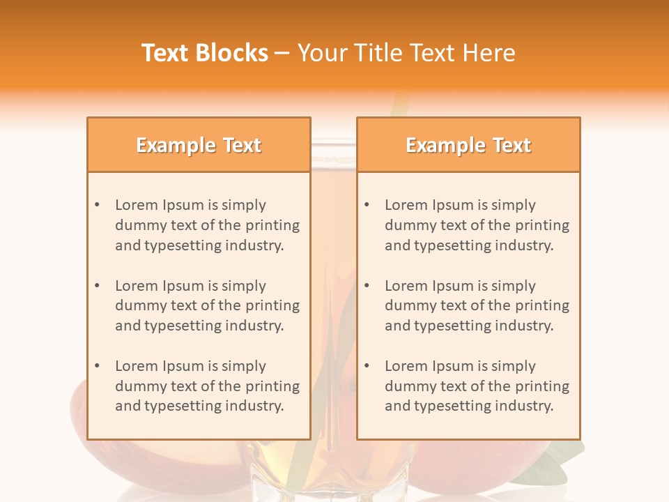 Gourmet Tropical Freshness PowerPoint Template