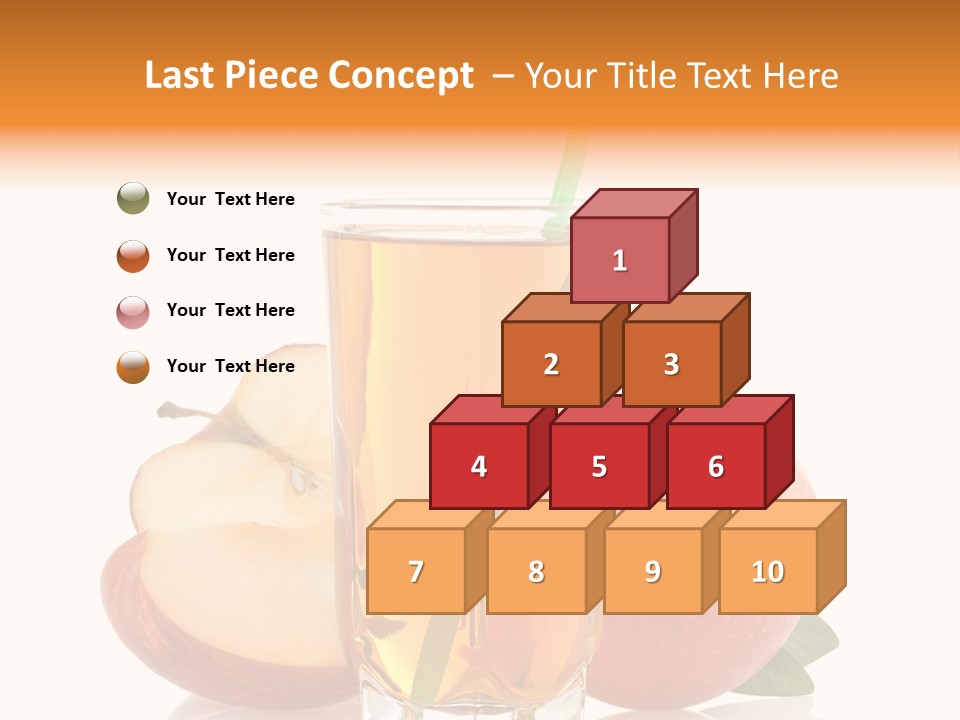 Gourmet Tropical Freshness PowerPoint Template