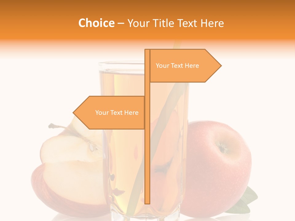 Gourmet Tropical Freshness PowerPoint Template