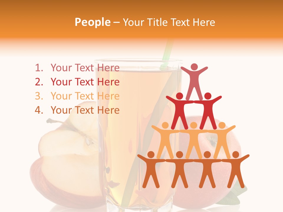 Gourmet Tropical Freshness PowerPoint Template