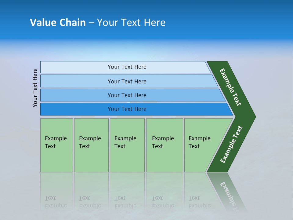 Blue Scuba Shallow Diving PowerPoint Template