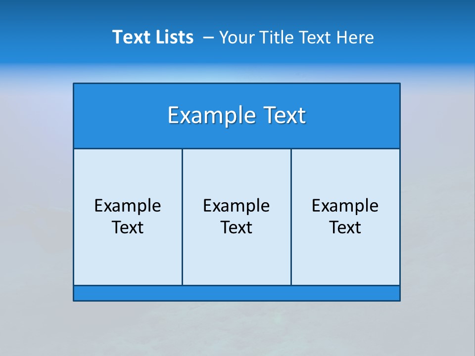 Blue Scuba Shallow Diving PowerPoint Template