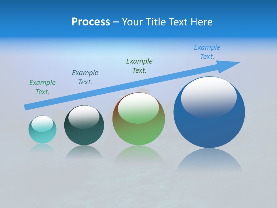 Blue Scuba Shallow Diving PowerPoint Template