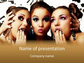 Club Clubbing Expressing PowerPoint Template