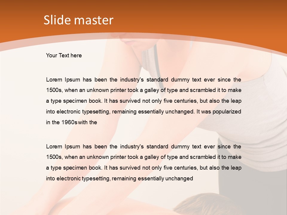 Touch Health Athletic PowerPoint Template