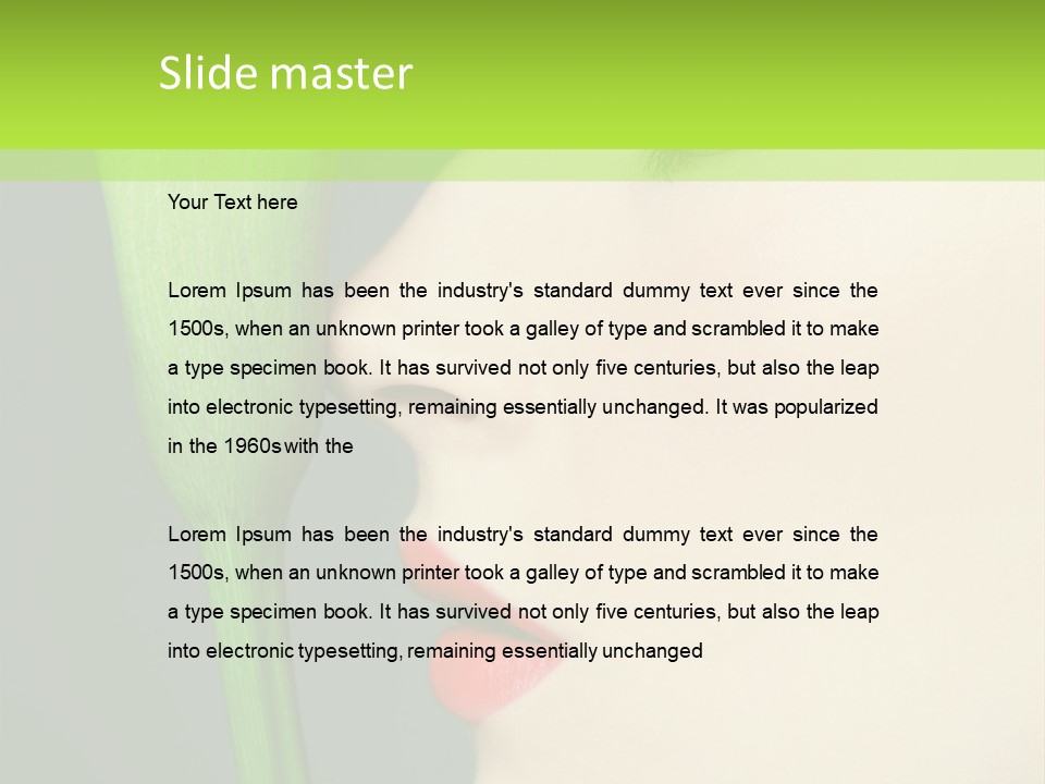 Skincare Beauty Viewfinderchallenge PowerPoint Template