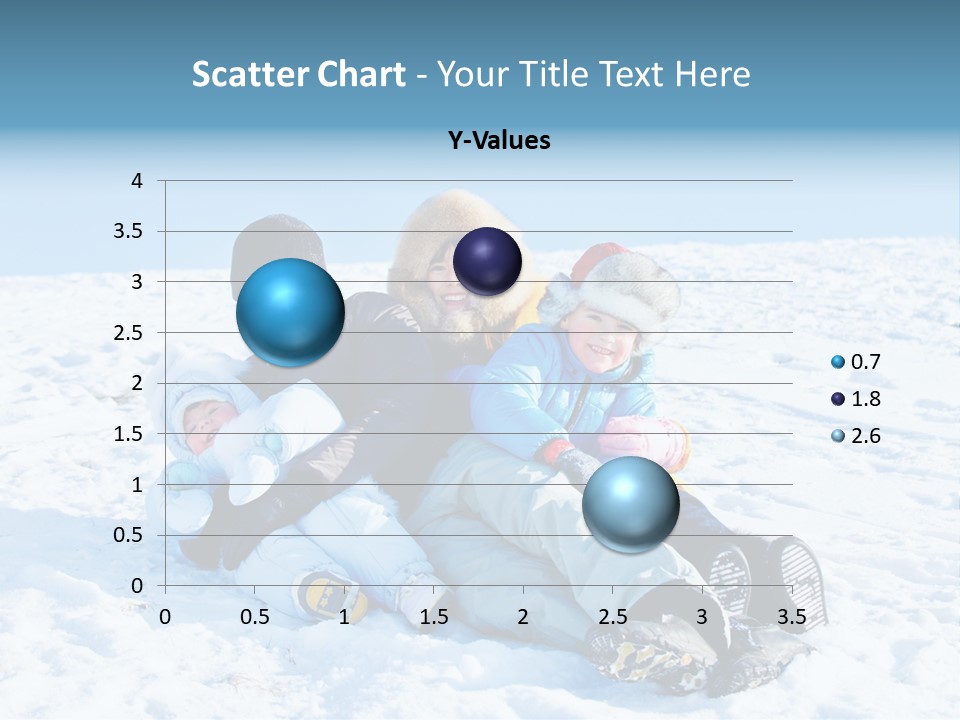 A Group Of People Sitting On Top Of A Snow Covered Ground PowerPoint Template