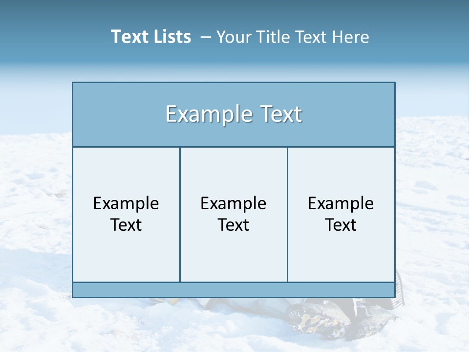 A Group Of People Sitting On Top Of A Snow Covered Ground PowerPoint Template