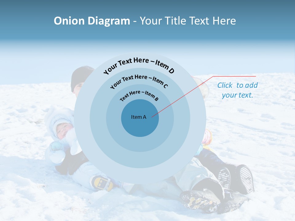 A Group Of People Sitting On Top Of A Snow Covered Ground PowerPoint Template