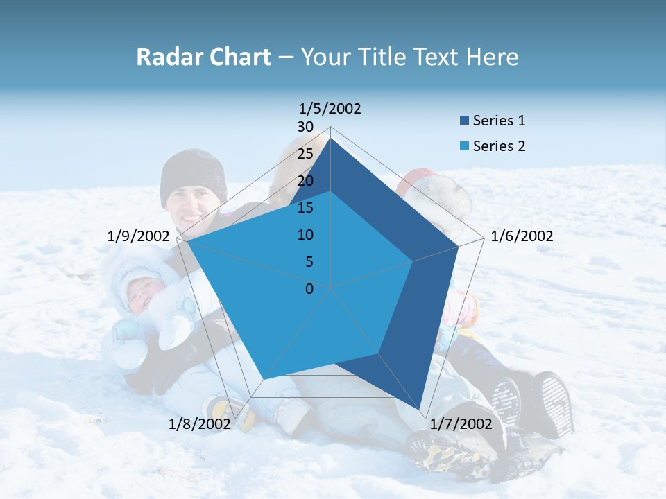 A Group Of People Sitting On Top Of A Snow Covered Ground PowerPoint Template