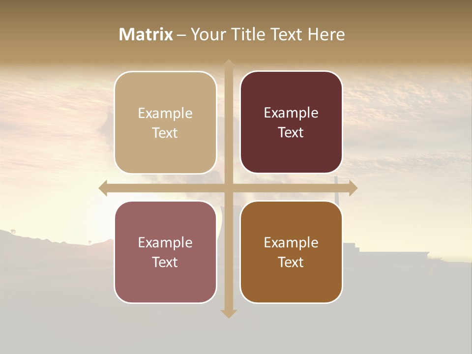 Energy Radiation Atom PowerPoint Template