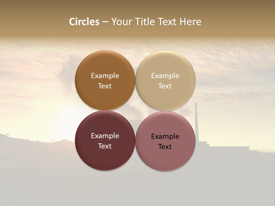 Energy Radiation Atom PowerPoint Template