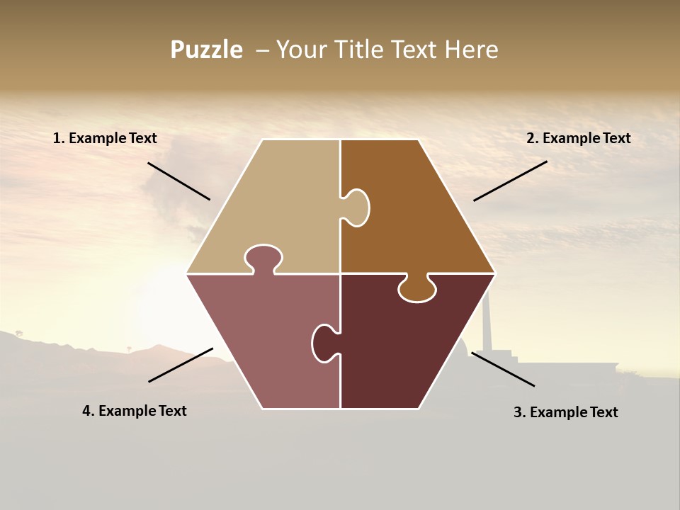 Energy Radiation Atom PowerPoint Template
