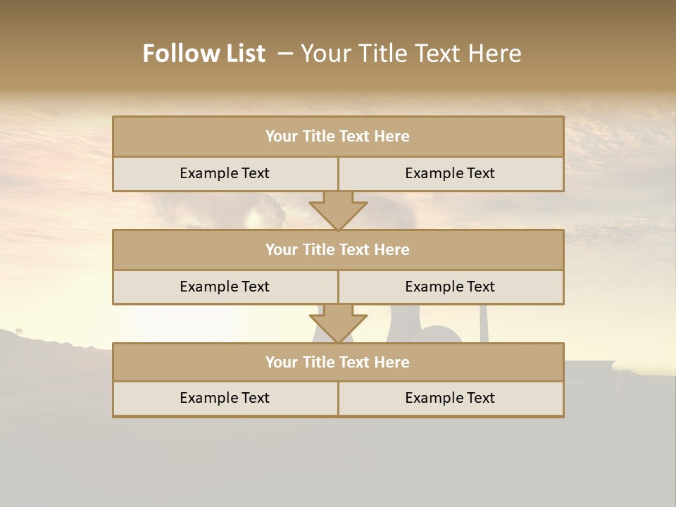 Energy Radiation Atom PowerPoint Template