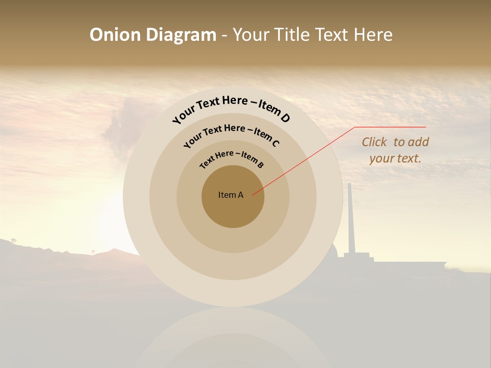Energy Radiation Atom PowerPoint Template