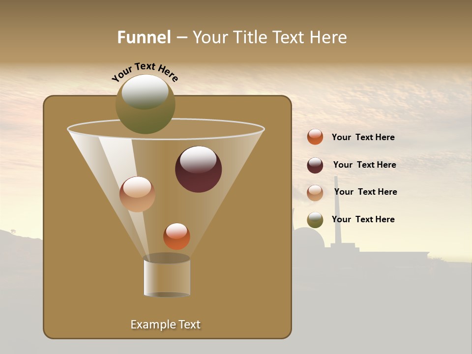 Energy Radiation Atom PowerPoint Template