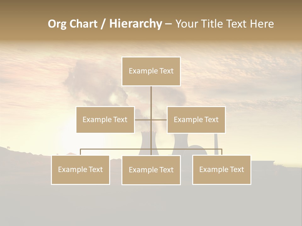 Energy Radiation Atom PowerPoint Template