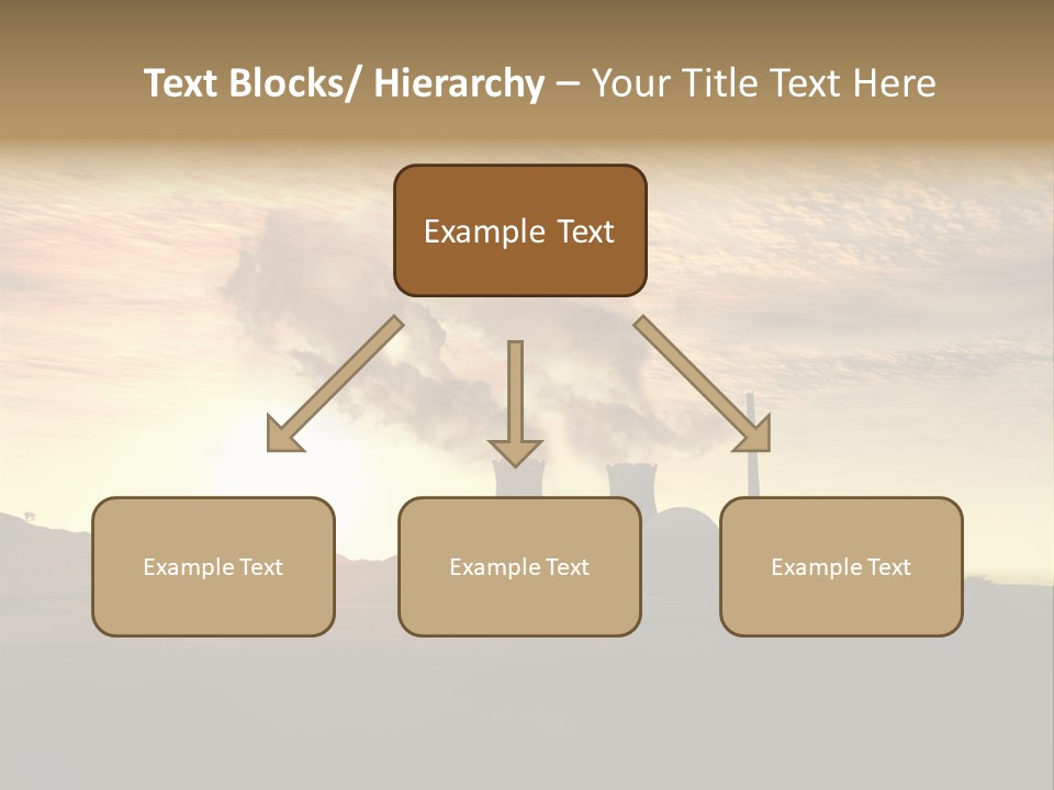 Energy Radiation Atom PowerPoint Template