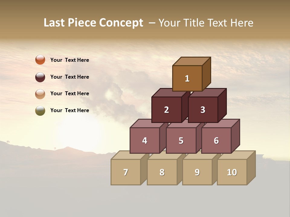 Energy Radiation Atom PowerPoint Template