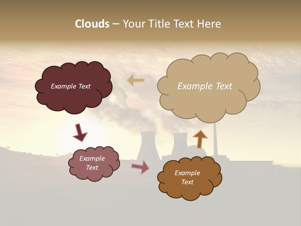 Energy Radiation Atom PowerPoint Template