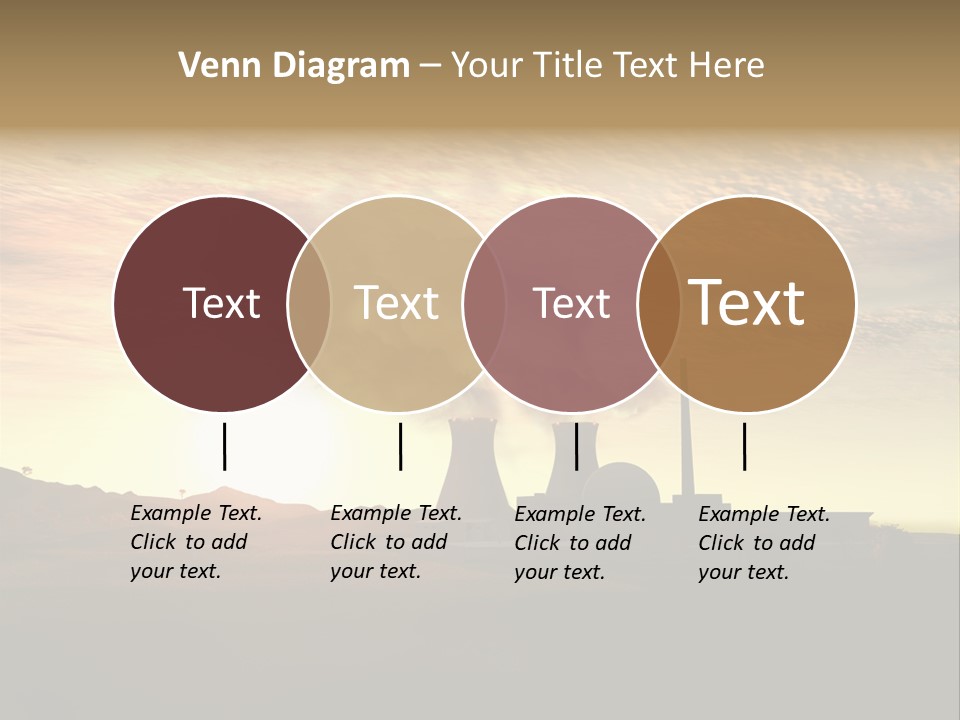 Energy Radiation Atom PowerPoint Template