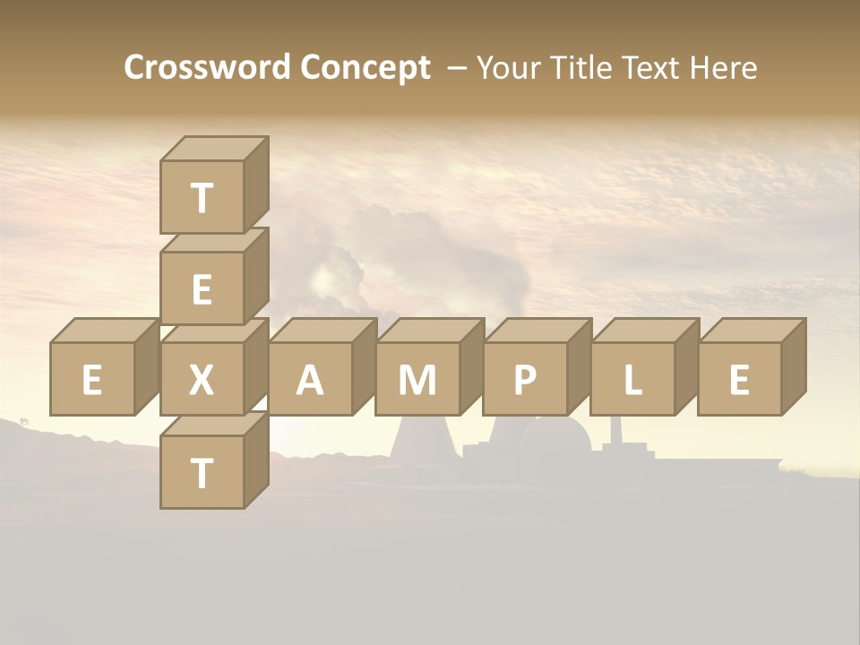 Energy Radiation Atom PowerPoint Template