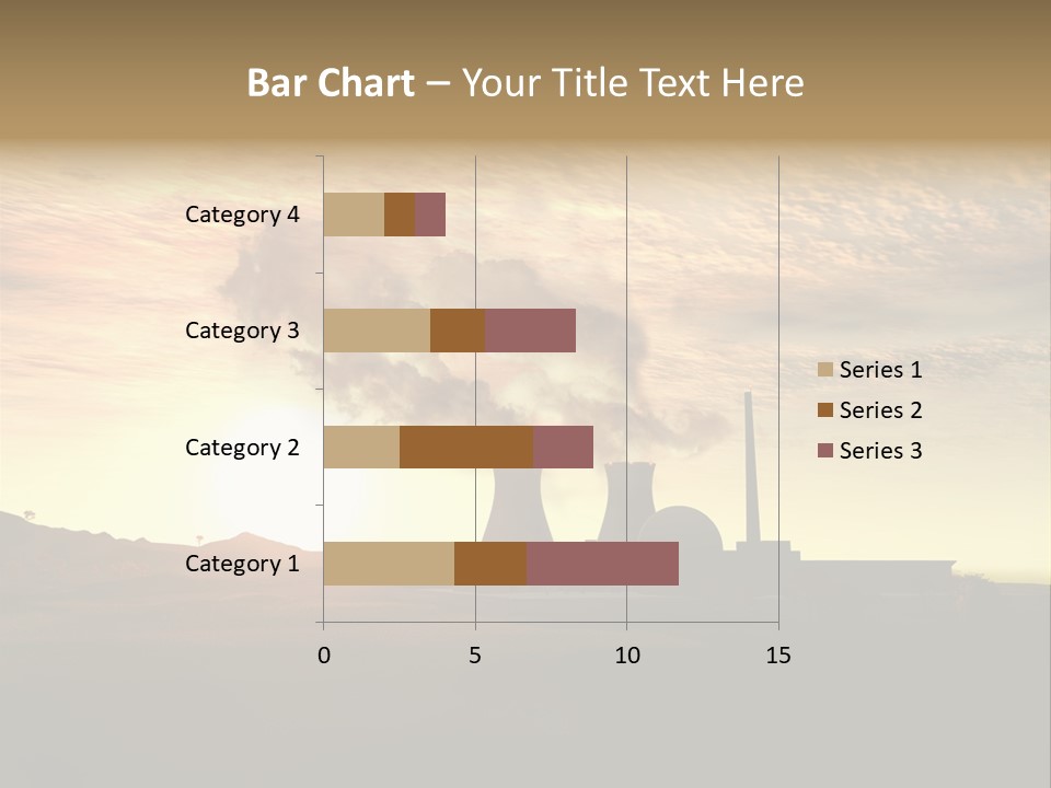 Energy Radiation Atom PowerPoint Template