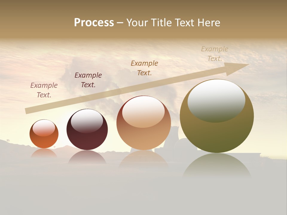 Energy Radiation Atom PowerPoint Template