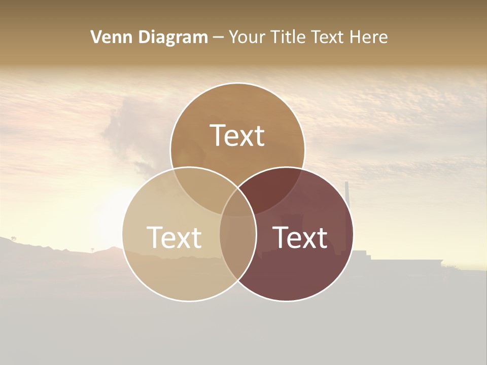 Energy Radiation Atom PowerPoint Template