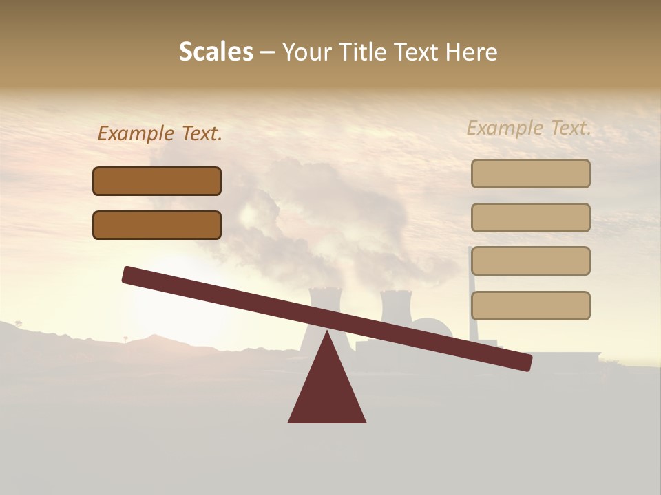 Energy Radiation Atom PowerPoint Template