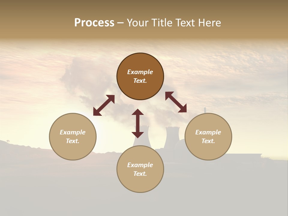 Energy Radiation Atom PowerPoint Template