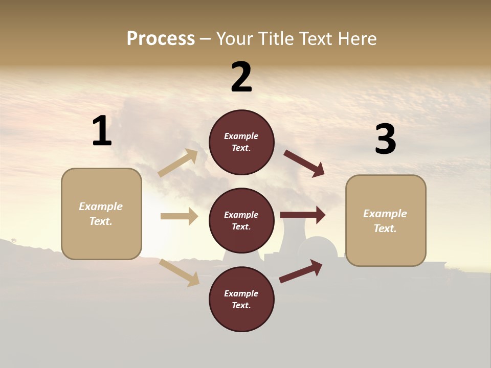 Energy Radiation Atom PowerPoint Template