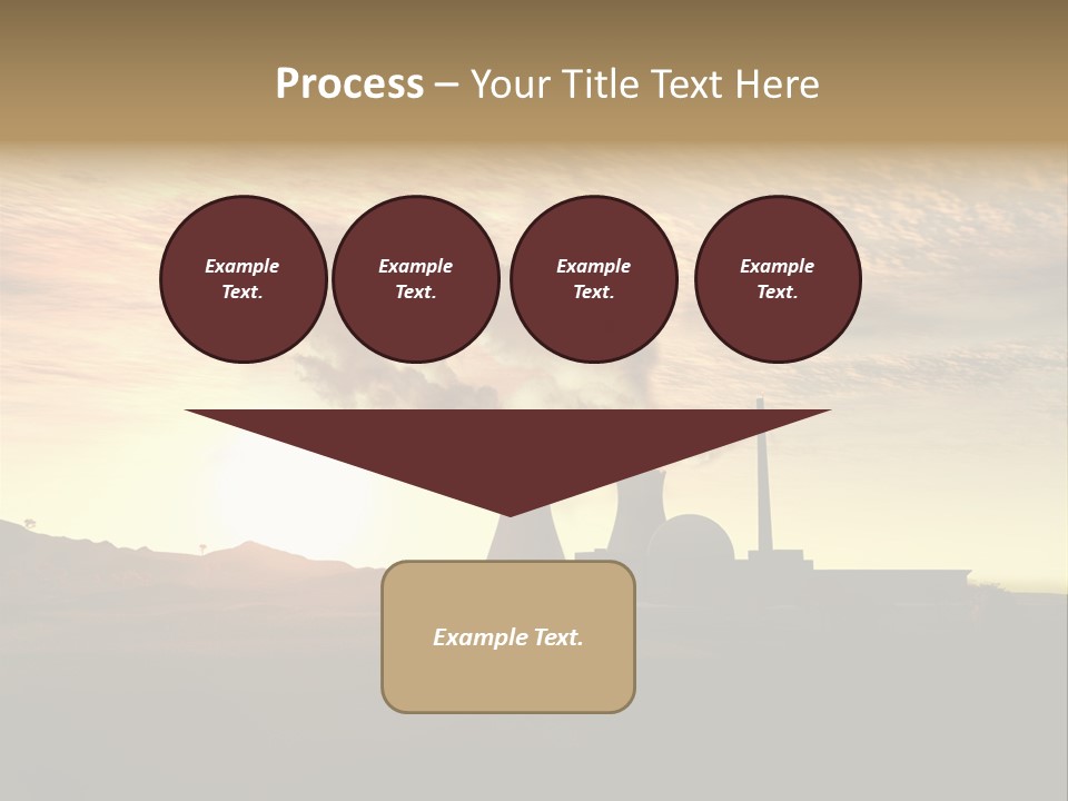 Energy Radiation Atom PowerPoint Template