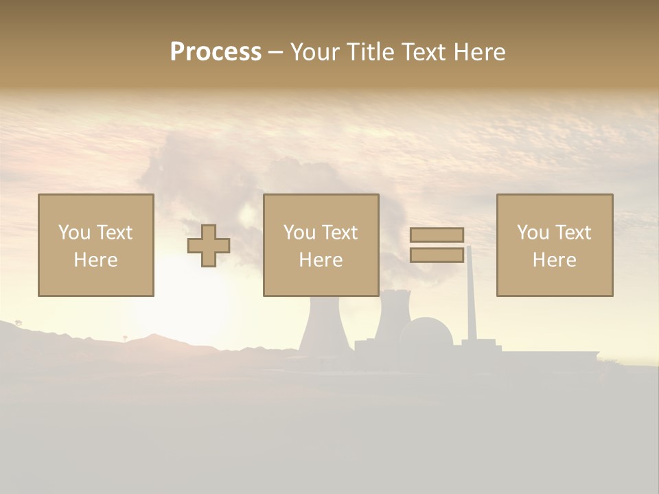 Energy Radiation Atom PowerPoint Template