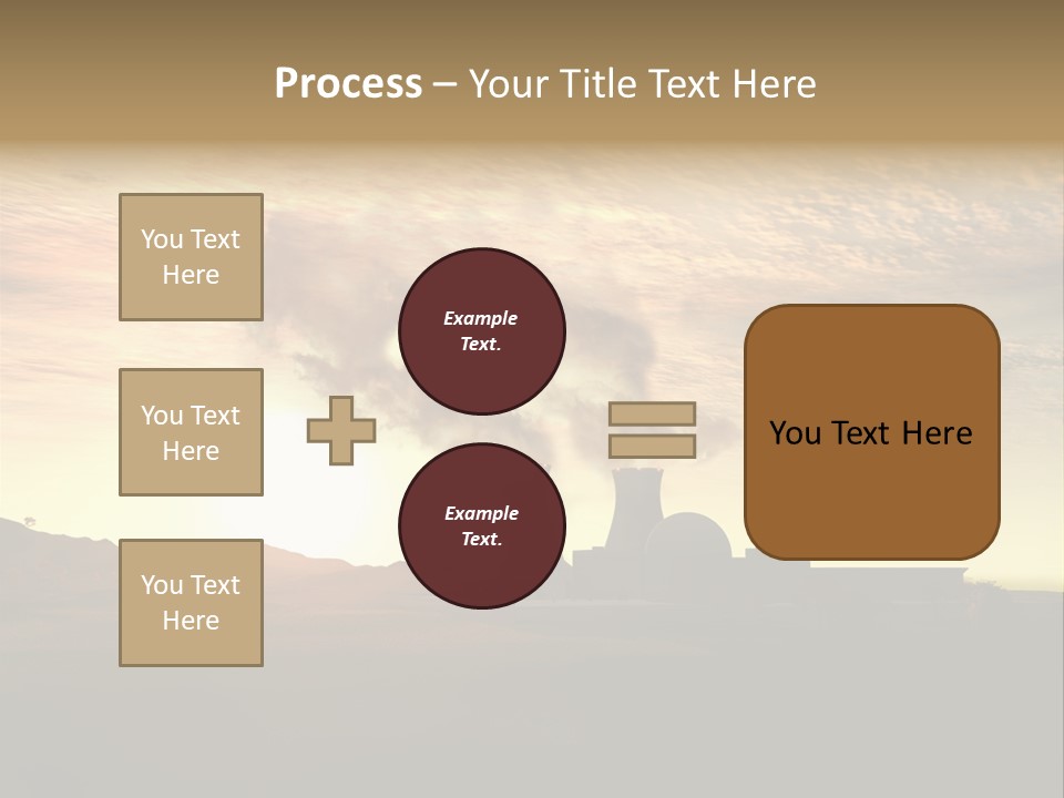 Energy Radiation Atom PowerPoint Template