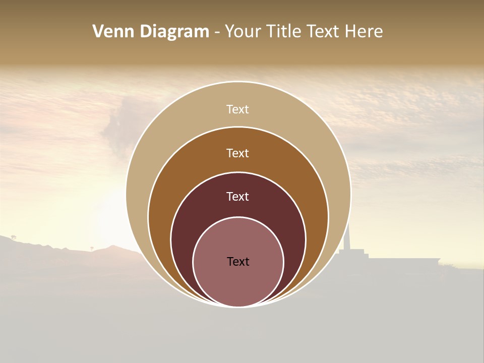 Energy Radiation Atom PowerPoint Template