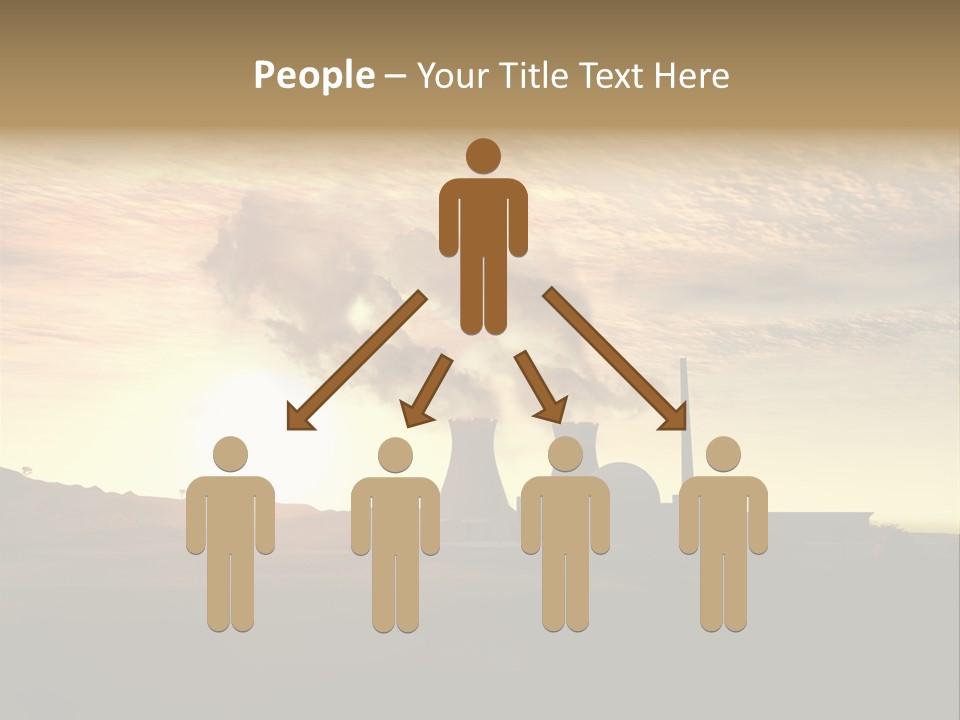 Energy Radiation Atom PowerPoint Template