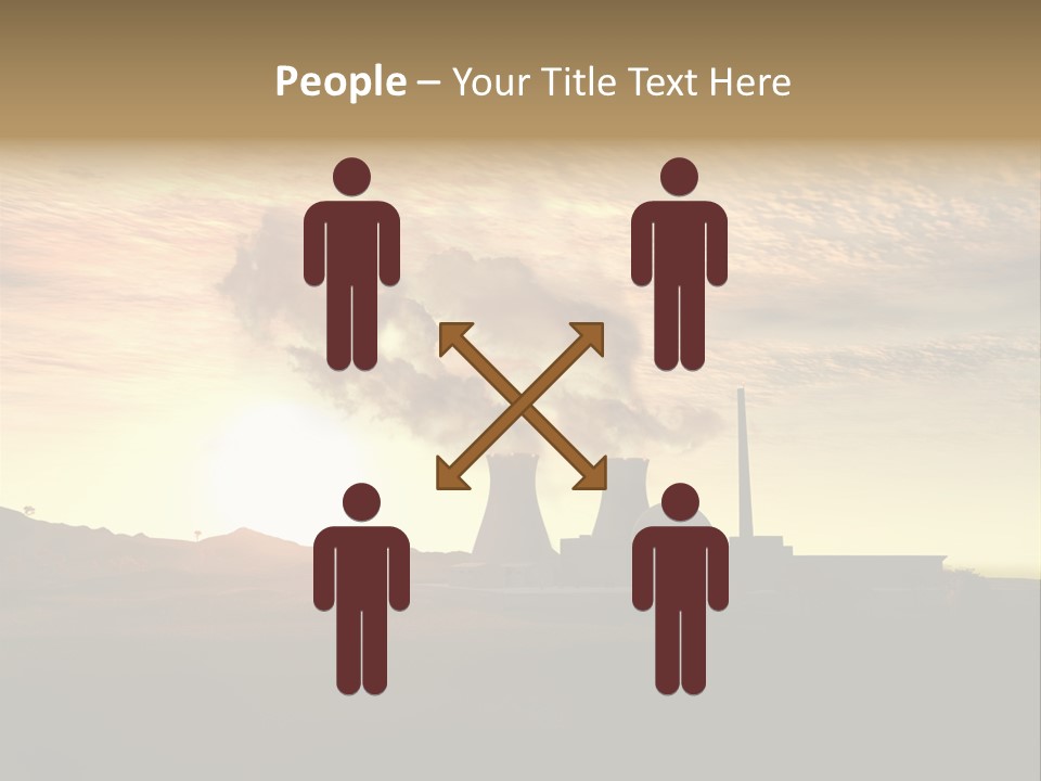 Energy Radiation Atom PowerPoint Template