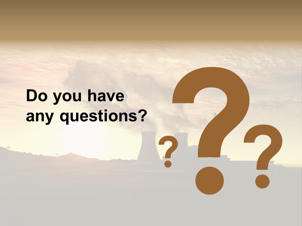 Energy Radiation Atom PowerPoint Template