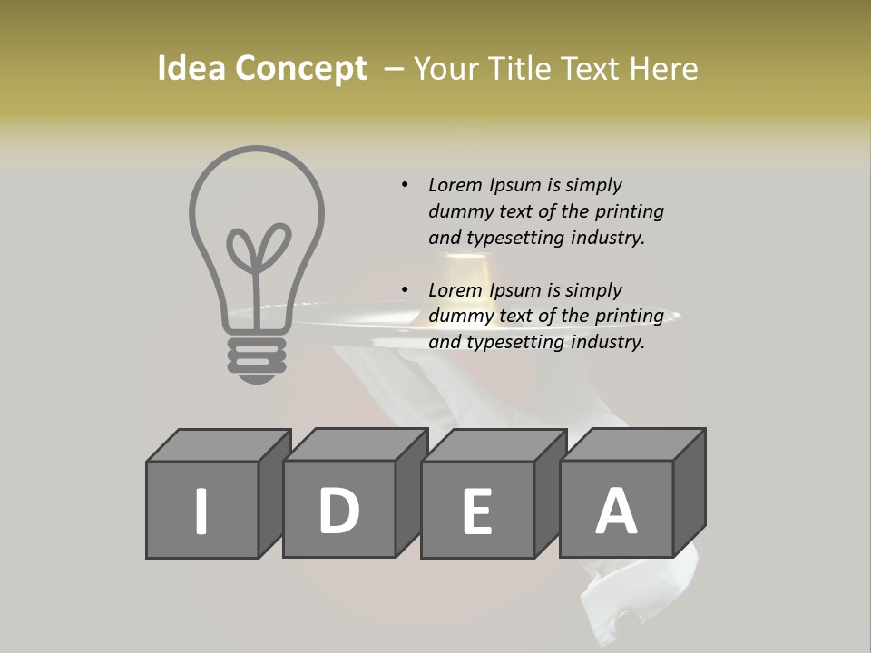 Pylon Energetic Tower PowerPoint Template