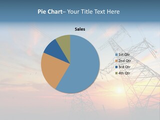 Pylon Energetic Tower PowerPoint Template